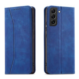 Magnet Fancy Case til Samsung Galaxy S23+ flip cover tegnebog stativ blå