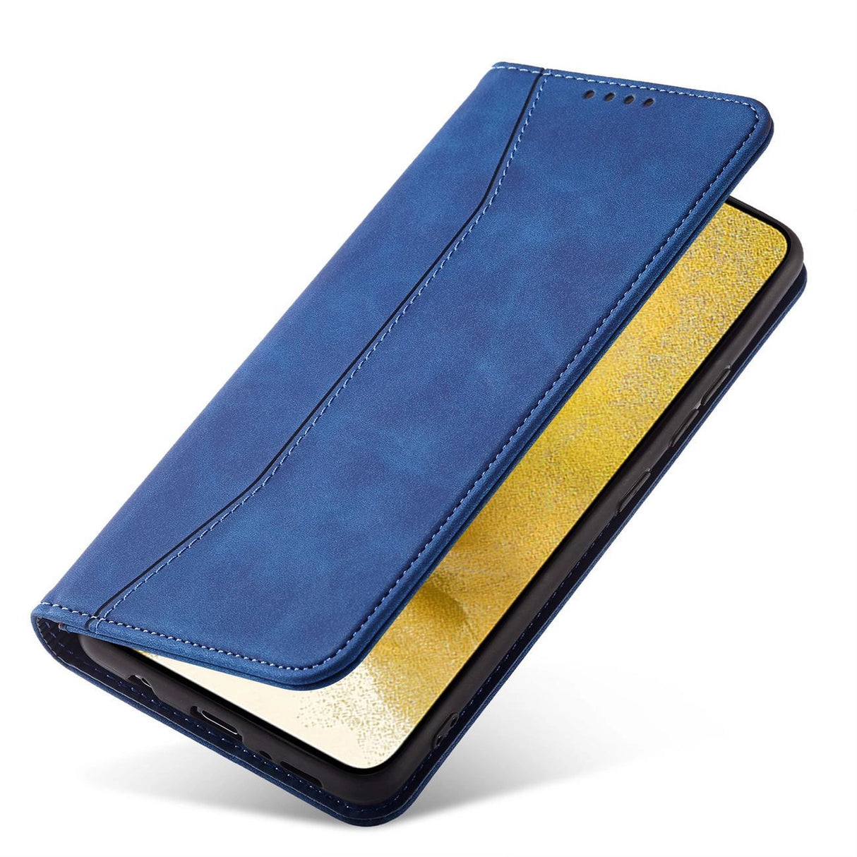 Magnet Fancy Case til Samsung Galaxy S23+ flip cover tegnebog stativ blå