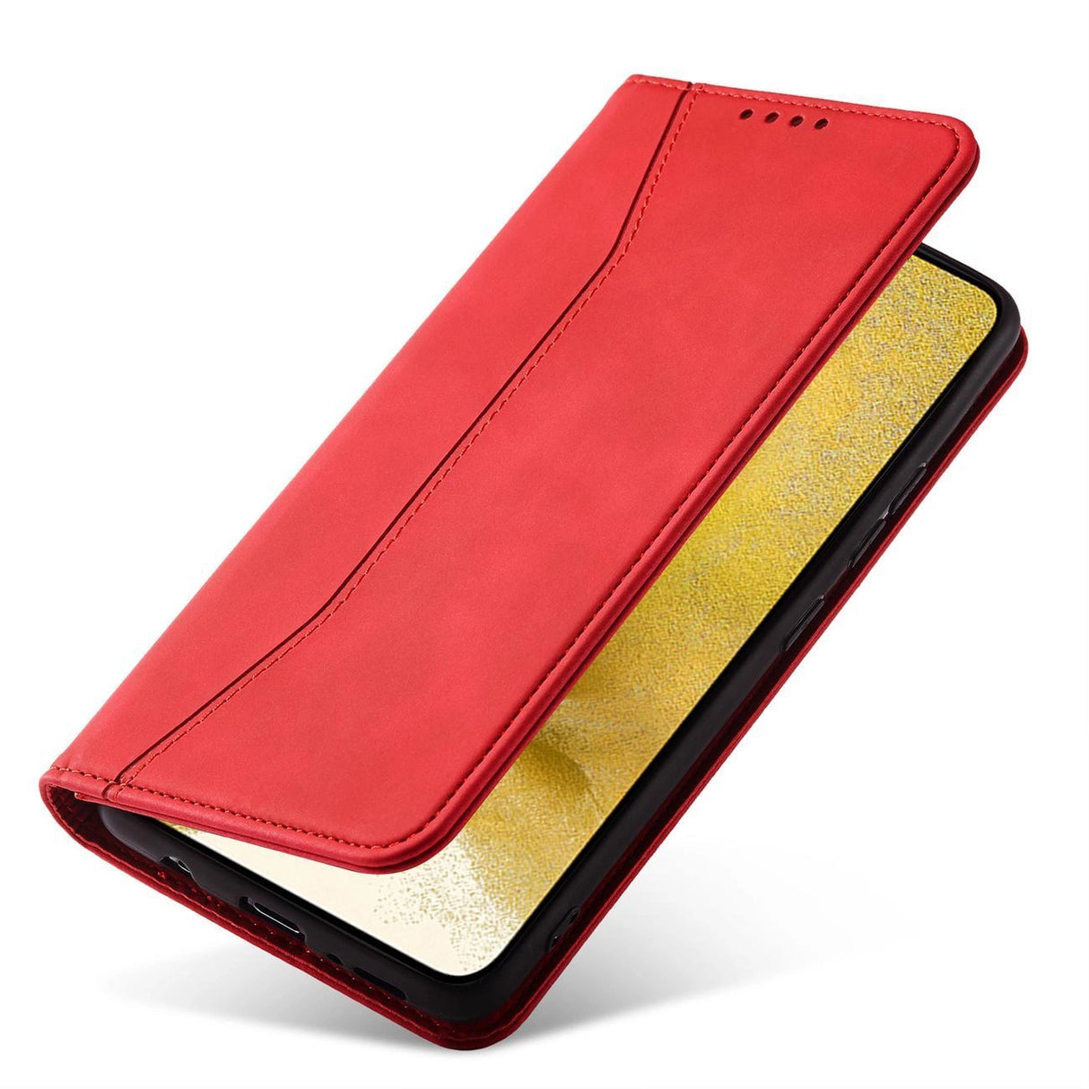 Magnet Fancy Case til Samsung Galaxy S23+ flip cover tegnebog stativ rød
