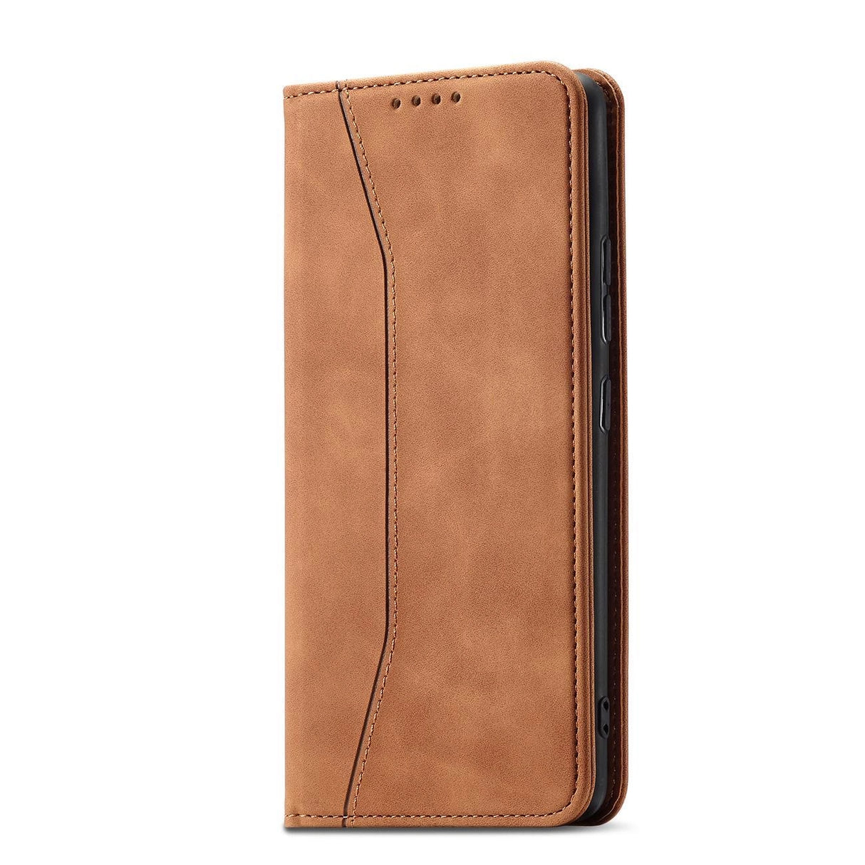 Magnet Fancy Case til Samsung Galaxy S23+ flip cover tegnebog stativ brun