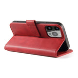Magnet Case Case for Samsung Galaxy S23+ flip cover tegnebog stativ rød