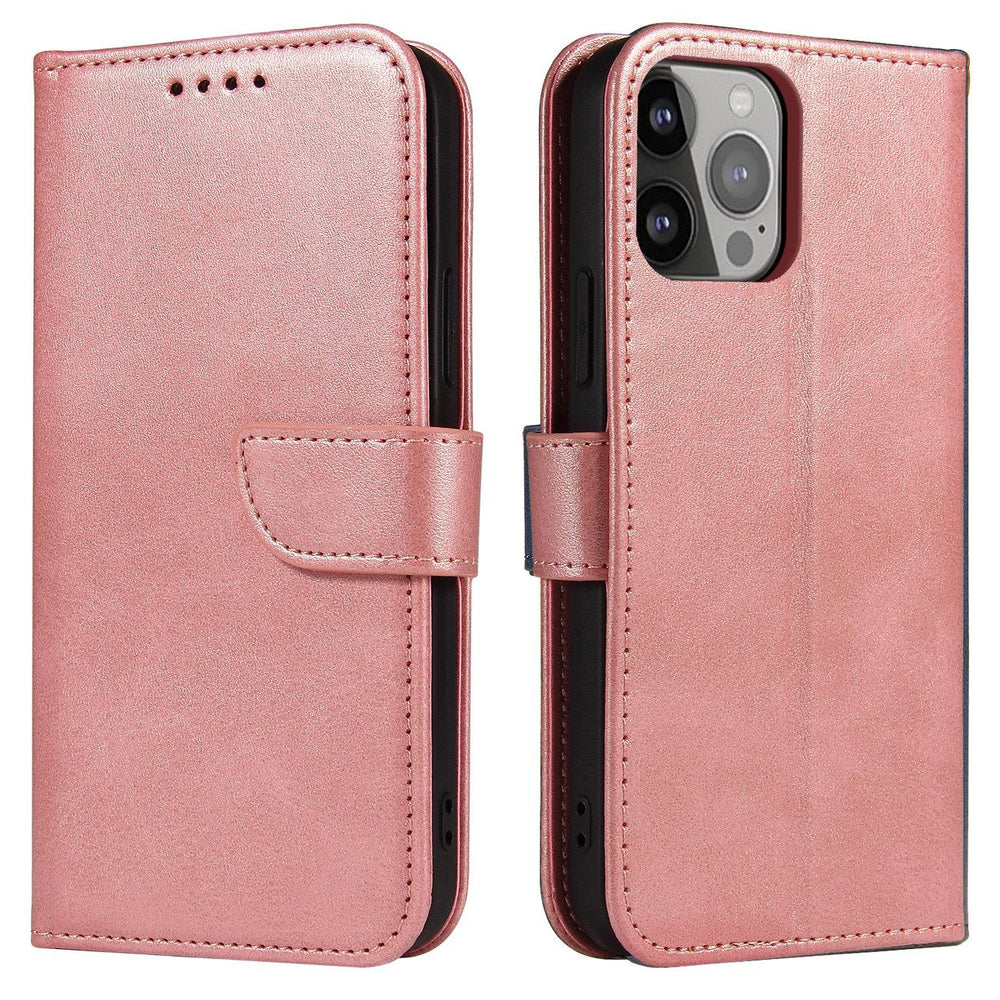 Magnet Case Case for Samsung Galaxy S23+ flip cover tegnebog stativ pink
