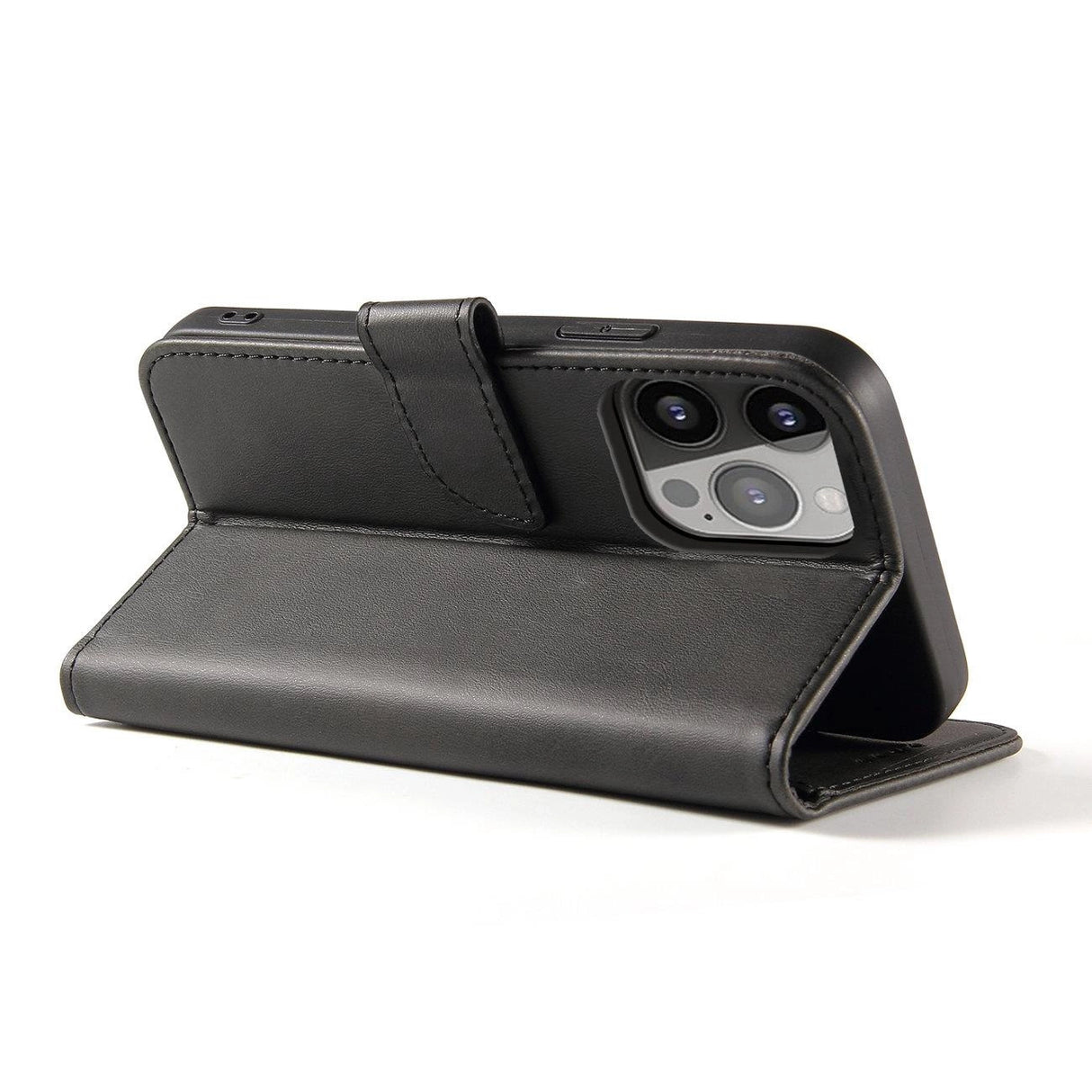 Magnet Case cover til TCL 20L flip cover tegnebog stativ sort
