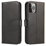 Magnet Case cover til TCL 20 Pro 5G flip cover tegnebog stativ sort