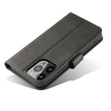 Magnet Case cover til Oppo A17 flip cover wallet stand sort