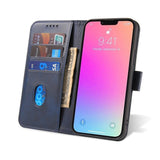 Magnet Case til Samsung Galaxy A14 5G cover med flip wallet stand blå