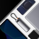 HUB 8in1 Baseus StarJoy USB-C til USB-C PD / 3x USB-A / HDMI / RJ-45 / SD TF - grå