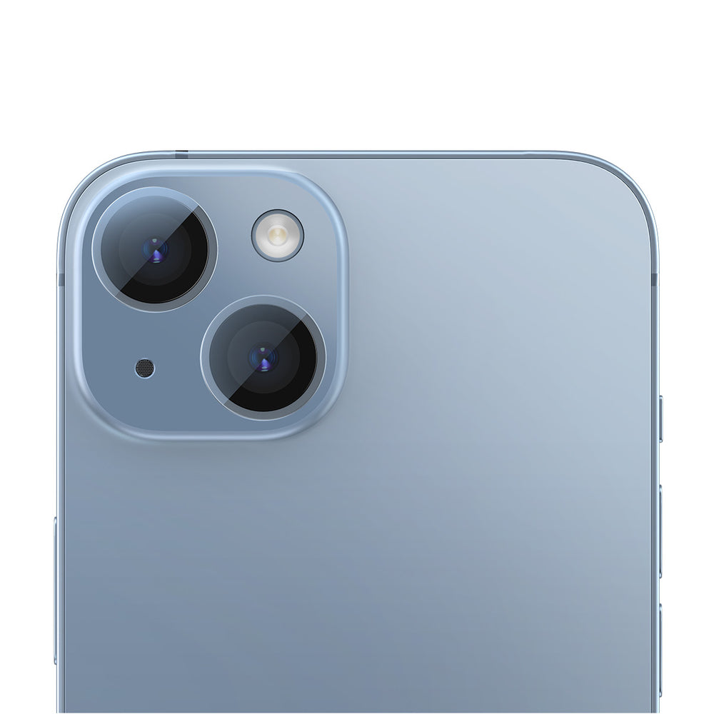 Baseus hærdet glas til iPhone 14 / iPhone 14 Plus kamera linser gennemsigtige + rengøring kit