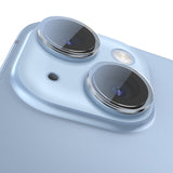 Baseus hærdet glas til iPhone 14 / iPhone 14 Plus kamera linser gennemsigtige + rengøring kit