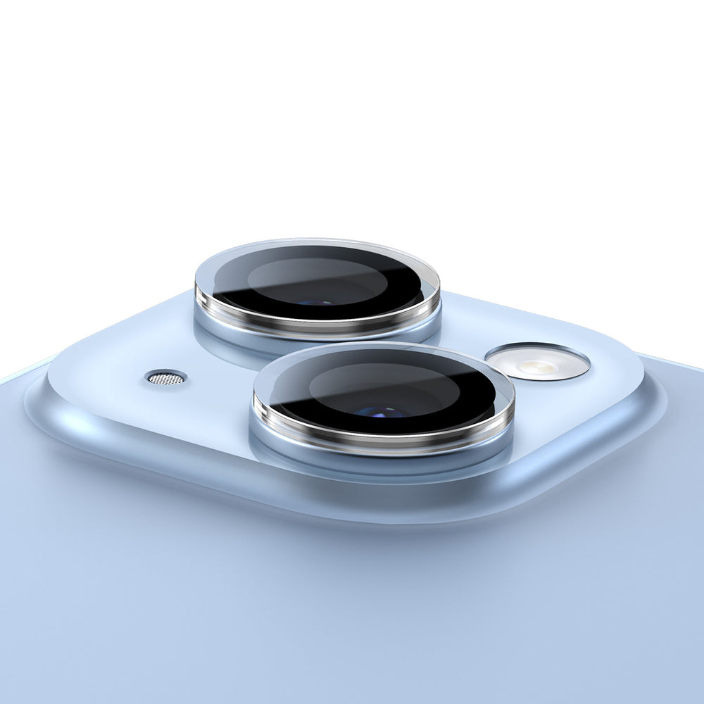Baseus hærdet glas til iPhone 14 / iPhone 14 Plus kamera linser gennemsigtige + rengøring kit