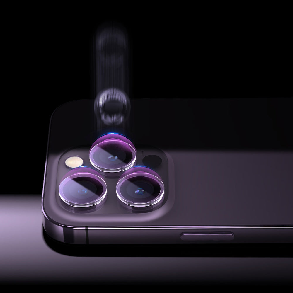 Kamera hærdet glas til iPhone 14 Pro / 14 Pro Max Baseus + montering kit