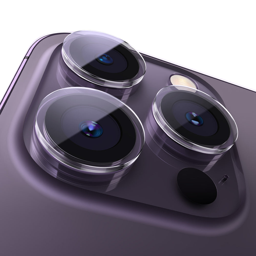Kamera hærdet glas til iPhone 14 Pro / 14 Pro Max Baseus + montering kit