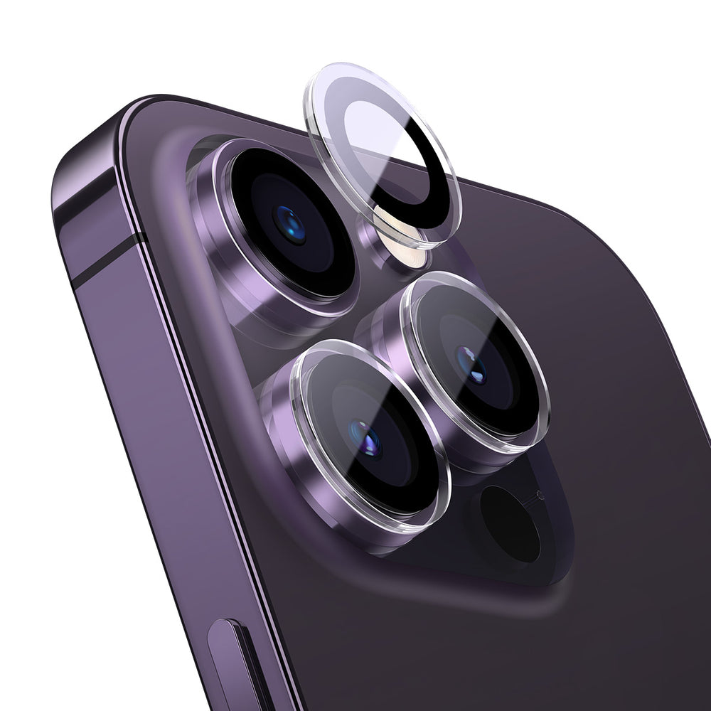 Kamera hærdet glas til iPhone 14 Pro / 14 Pro Max Baseus + montering kit