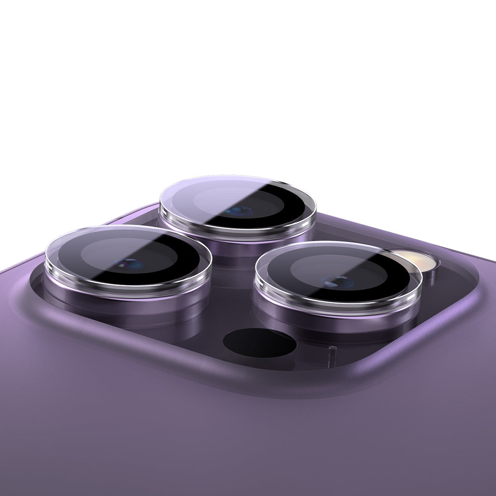 Kamera hærdet glas til iPhone 14 Pro / 14 Pro Max Baseus + montering kit