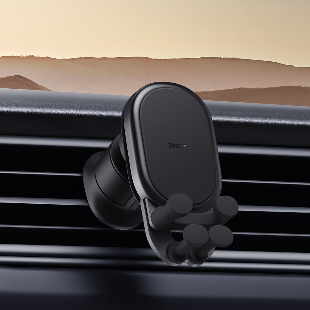 Baseus Stable Series air vent car holder black (SUWX020001)