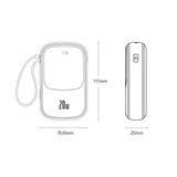 Powerbank 10000mAh 20W Baseus Qpow Pro Overseas Edition + USB C 3A Cable - Black