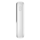 Baseus Qpow Digital Display powerbank med hurtig opladning 10000mAh 22.5W QC/PD/SCP/FCP med indbygget USB-C kabel hvid