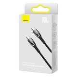 Baseus CADH000701 USB-C - USB-C PD cable 100W 5A 480Mb/s 1m - black