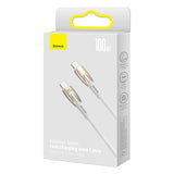 Baseus CADH000802 USB-C - USB-C PD-kabel 100W 5A 480Mb/s 2m - hvid