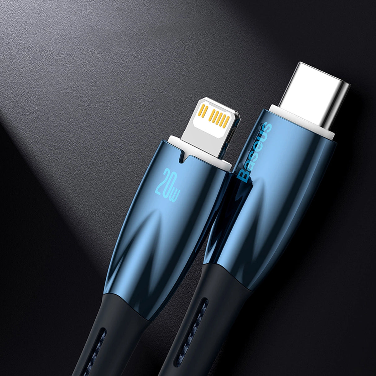Baseus CADH000802 USB-C - USB-C PD-kabel 100W 5A 480Mb/s 2m - hvid