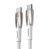 Baseus CADH000802 USB-C - USB-C PD-kabel 100W 5A 480Mb/s 2m - hvid