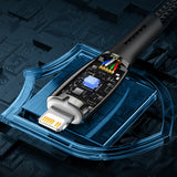 Baseus Glimmer Series cable USB-A - Lightning 480Mb/s 2.4A 2m black