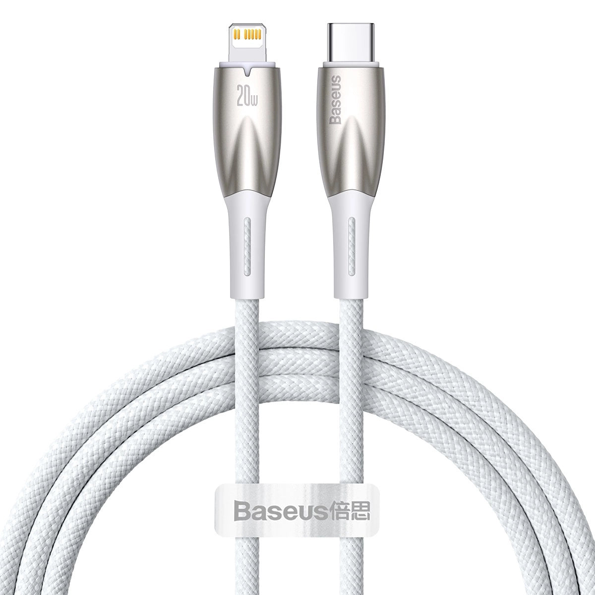 Baseus CADH000002 Lightning - USB-C PD kabel 20W 480Mb/s 1m - hvid