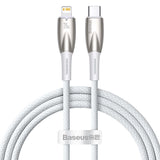 Baseus CADH000002 Lightning - USB-C PD kabel 20W 480Mb/s 1m - hvid