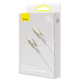 Baseus CADH000002 Lightning - USB-C PD kabel 20W 480Mb/s 1m - hvid