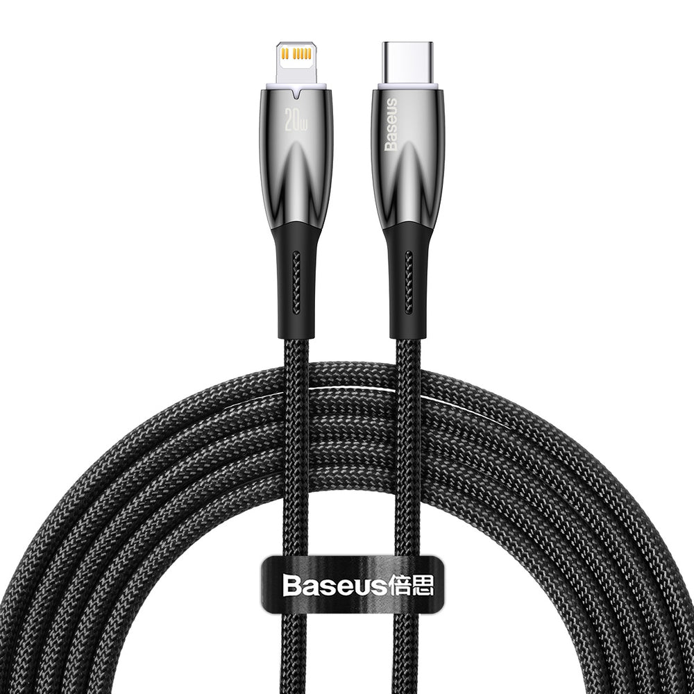 Baseus CADH000101 Lightning - USB-C PD kabel 20W 480Mb/s 2m - sort