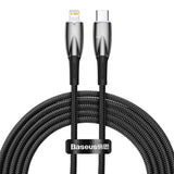 Baseus CADH000101 Lightning - USB-C PD kabel 20W 480Mb/s 2m - sort