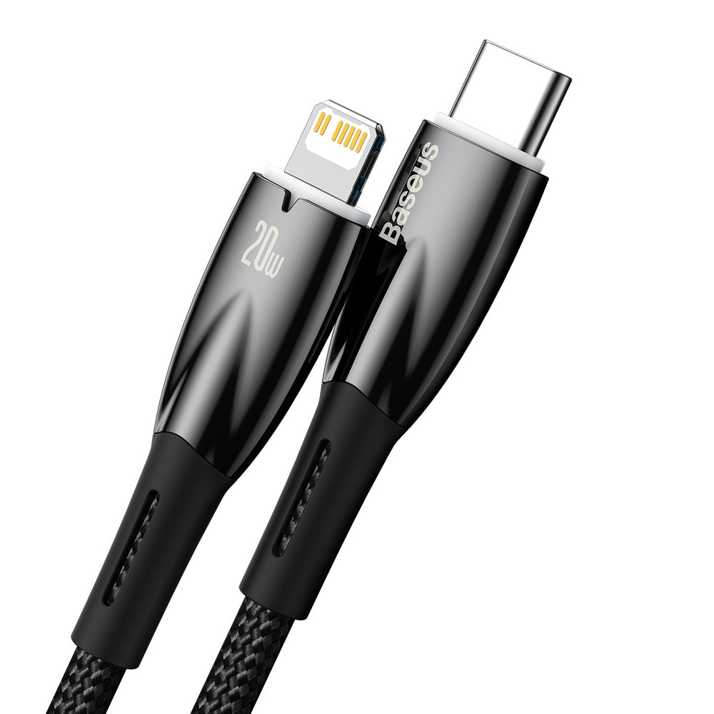 Baseus CADH000101 Lightning - USB-C PD kabel 20W 480Mb/s 2m - sort