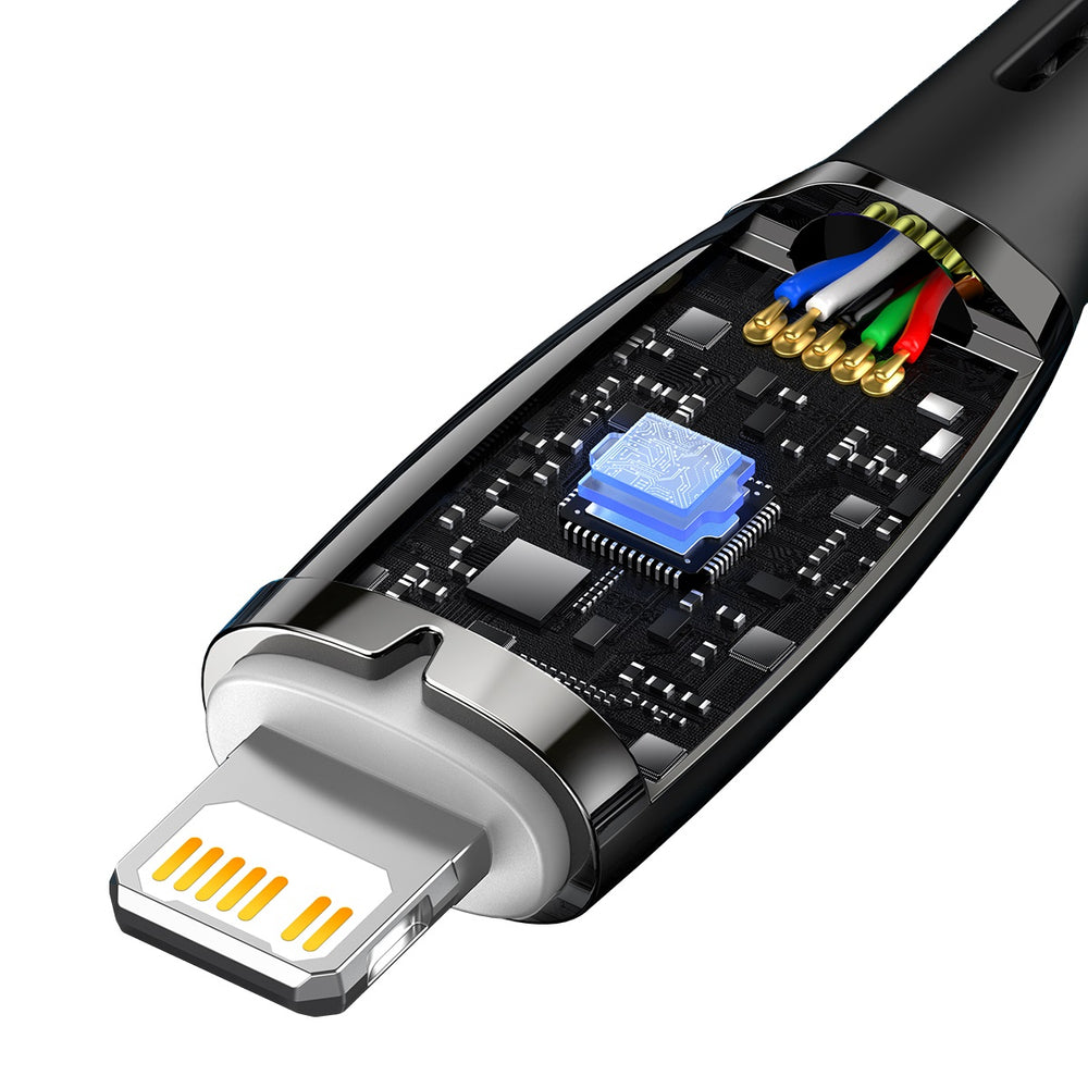 Baseus CADH000101 Lightning - USB-C PD kabel 20W 480Mb/s 2m - sort