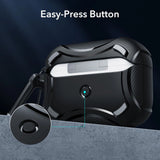 ESR Cyber Armor Halolock Case med MagSafe til Apple AirPods Pro 1/2 - sort