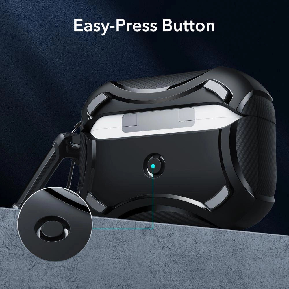 ESR Cyber Armor Halolock Case med MagSafe til Apple AirPods Pro 1/2 - sort