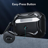 ESR Cyber Armor Halolock Case med MagSafe til Apple AirPods Pro 1/2 - sort