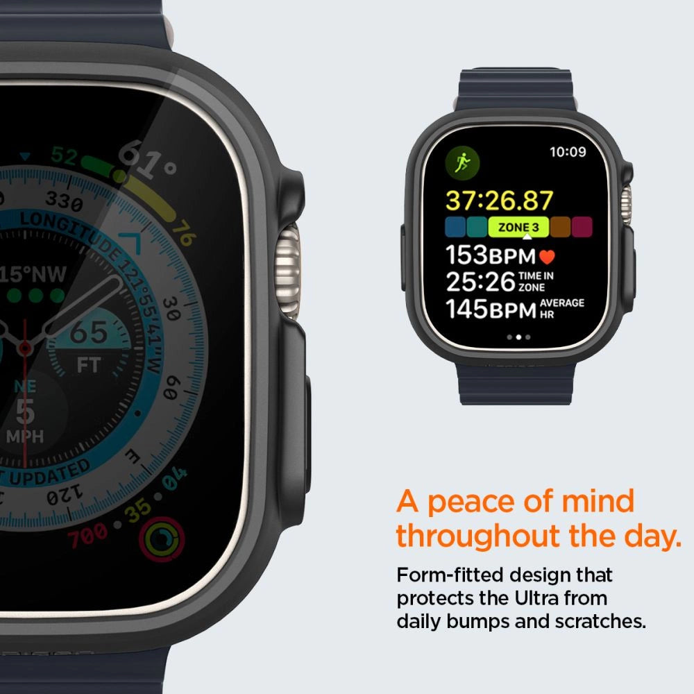 Spigen Thin Fit Case til Apple Watch Ultra (49 mm) - sort