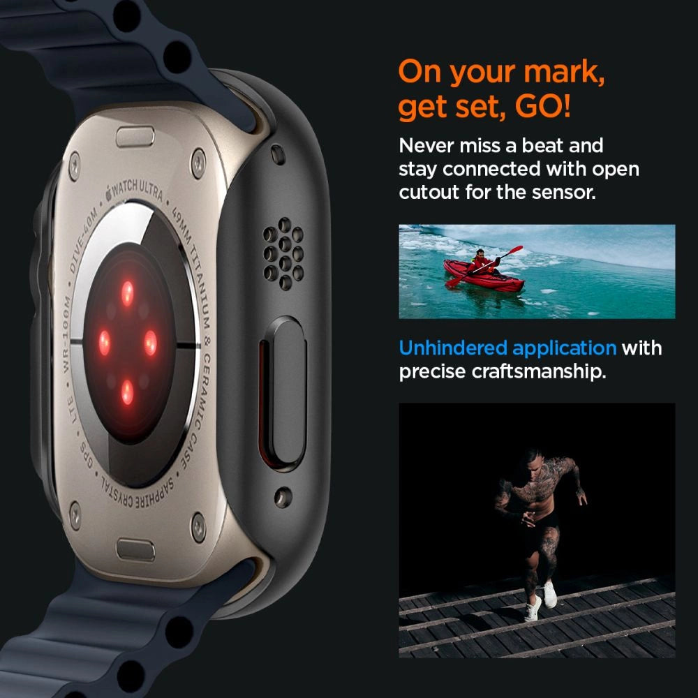 Spigen Thin Fit Case til Apple Watch Ultra (49 mm) - sort