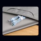 3in1 USB - micro USB / Lightning / USB C 3.5A 1.2m kabel Baseus StarSpeed - sort