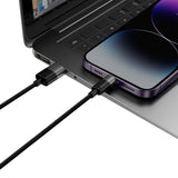 3in1 USB - micro USB / Lightning / USB C 3.5A 1.2m kabel Baseus StarSpeed - sort