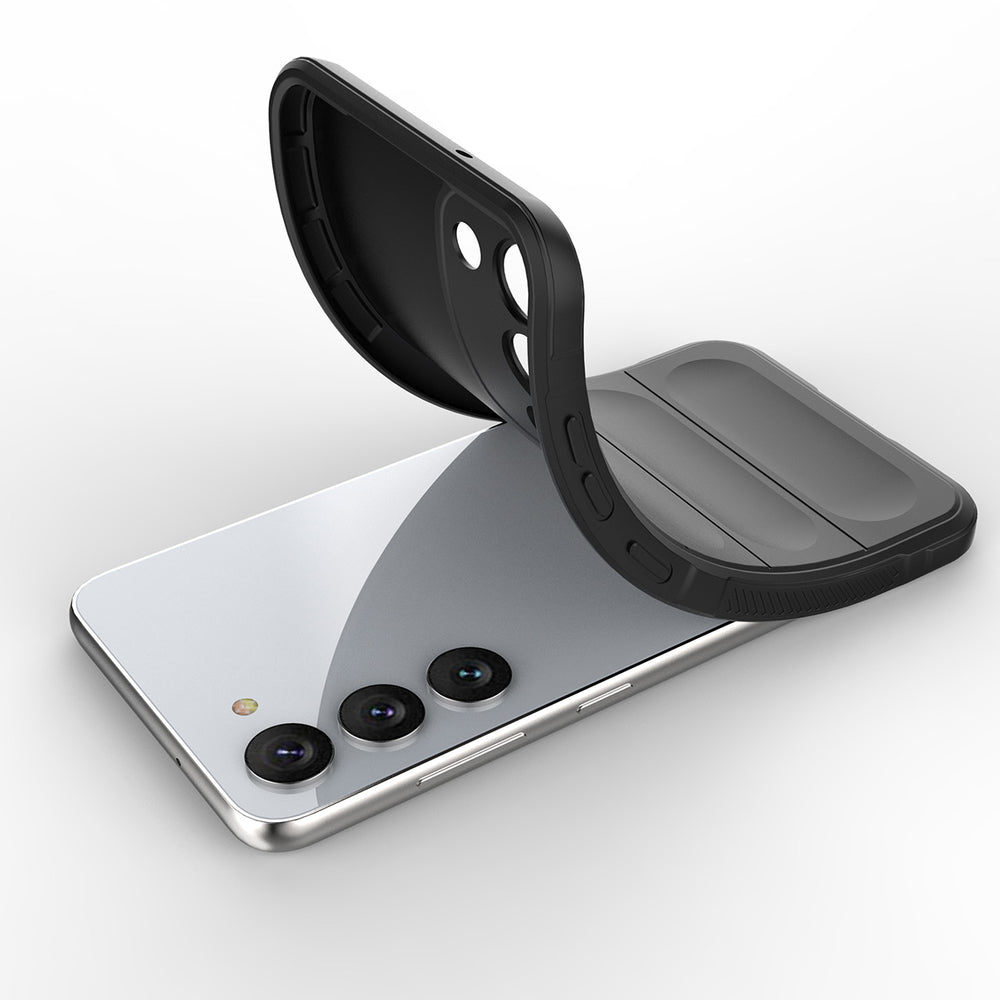 Magic Shield Case til Samsung Galaxy S23+ fleksibelt pansret cover sort