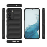 Magic Shield Case til Samsung Galaxy S23+ fleksibelt pansret cover sort