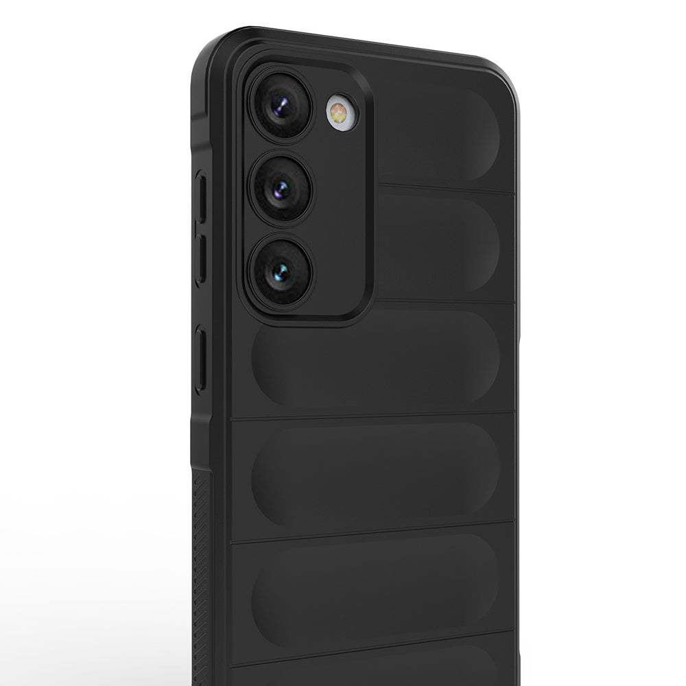 Magic Shield Case til Samsung Galaxy S23+ fleksibelt pansret cover sort
