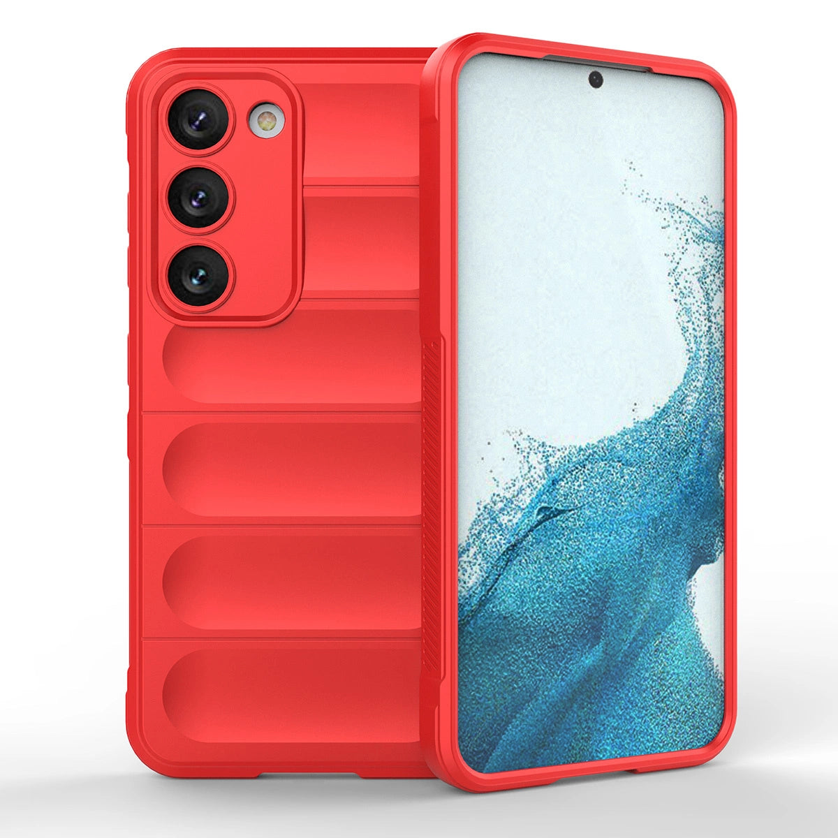 Magic Shield Case til Samsung Galaxy S23+ fleksibelt pansret cover rød
