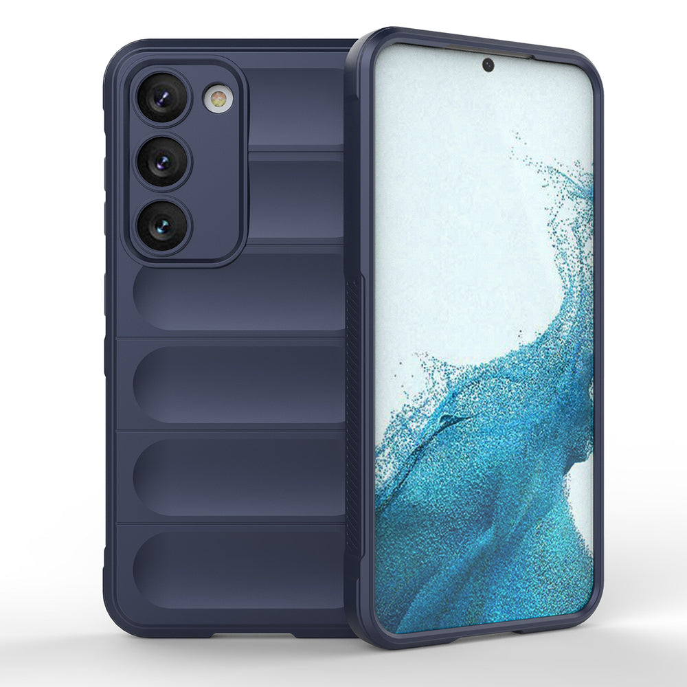 Magic Shield Case til Samsung Galaxy S23+ fleksible pansrede cover blå