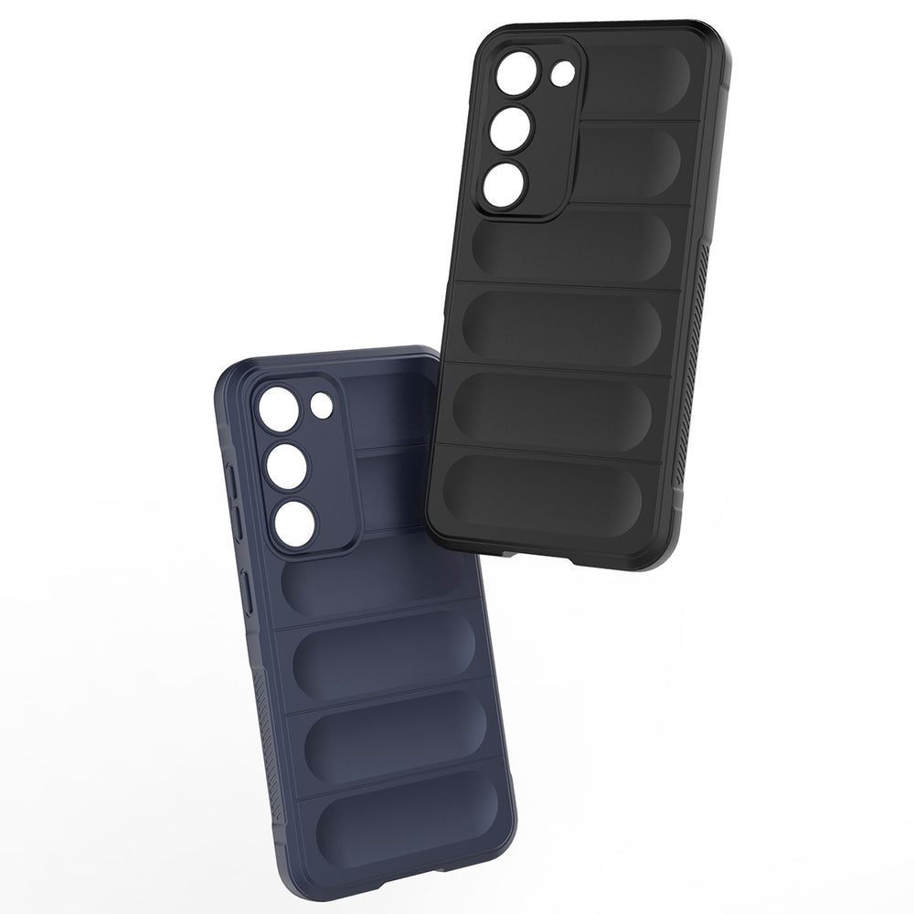 Magic Shield Case til Samsung Galaxy S23+ fleksible pansrede cover blå