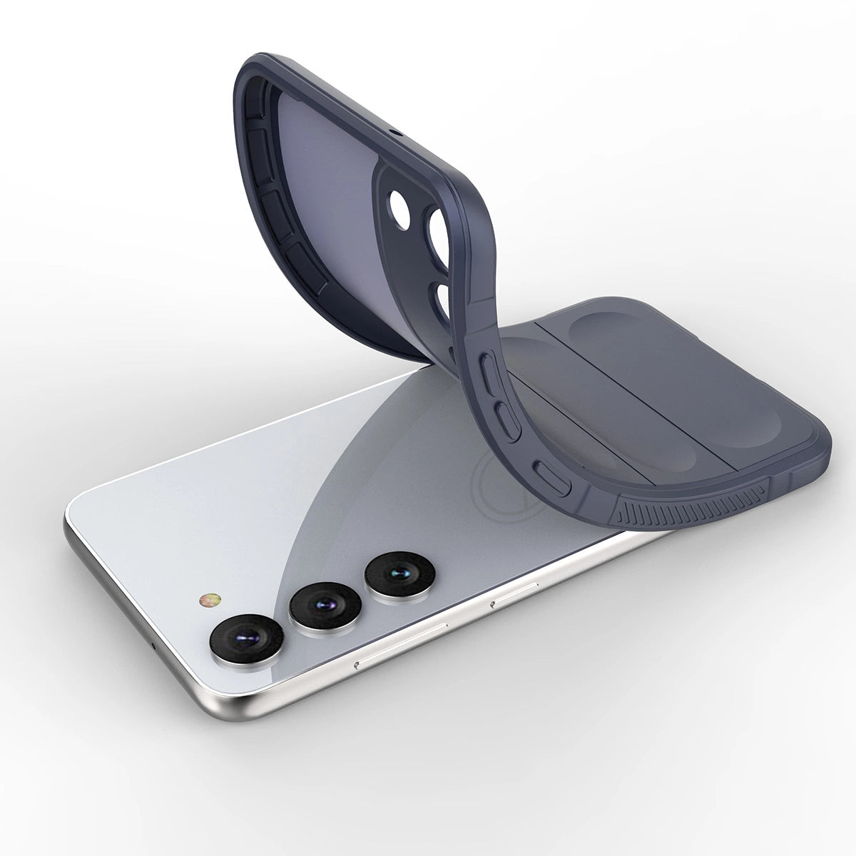 Magic Shield Case til Samsung Galaxy S23+ fleksible pansrede cover blå