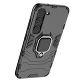 Ring Armor case til Samsung Galaxy S23 pansret cover magnetisk holder ring sort