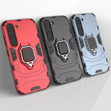 Ring Armor case til Samsung Galaxy S23 pansret cover magnetisk holder ring sort