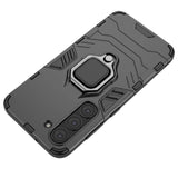 Ring Armor case til Samsung Galaxy S23 pansret cover magnetisk holder ring sort